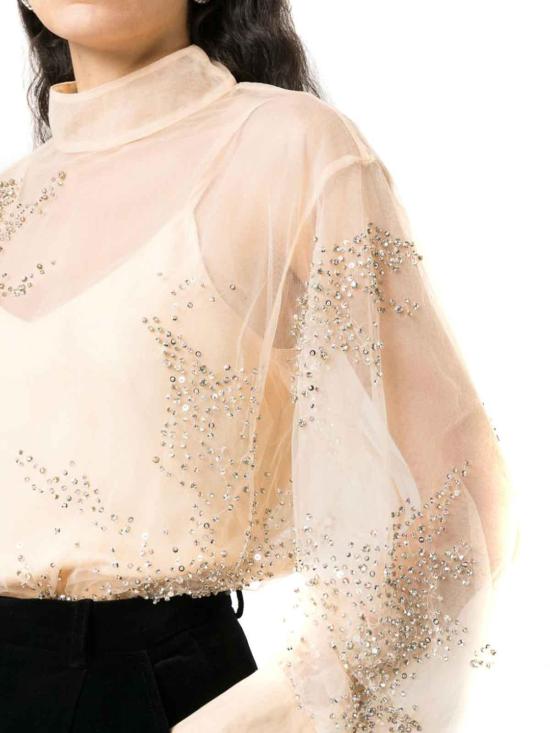  데 펨메스 블라우스 DP679C25 Beige - DES PHEMMES