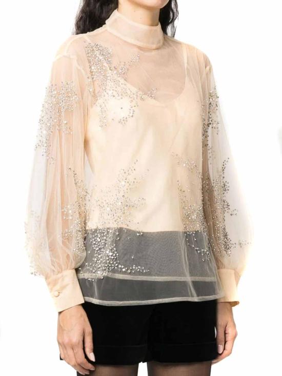  데 펨메스 블라우스 DP679C25 Beige - DES PHEMMES