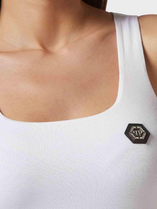  필립 플레인 반팔 티셔츠 FACCWTK2931PJY002N01 White - PHILIPP PLEIN