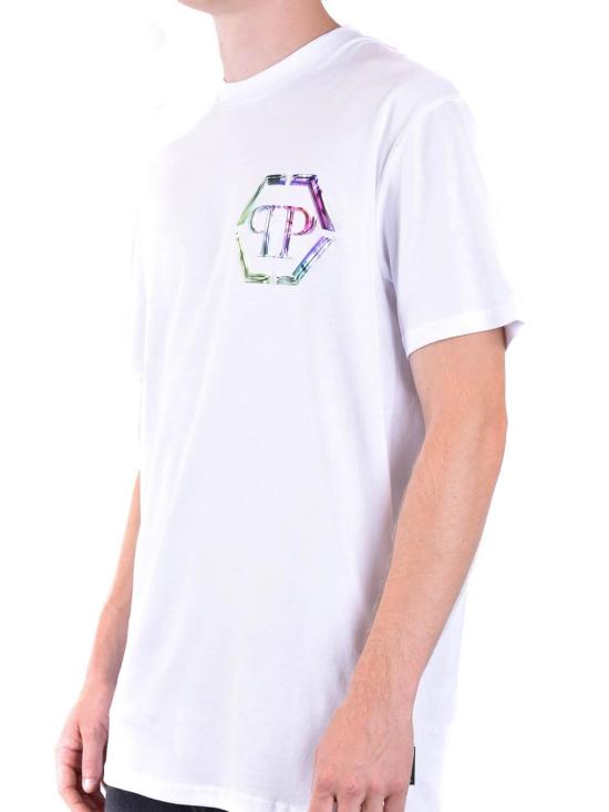  필립 플레인 반팔 티셔츠 FACCMTK6275PJY002N01 White - PHILIPP PLEIN