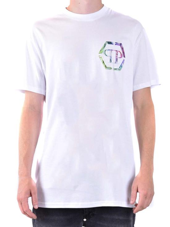  필립 플레인 반팔 티셔츠 FACCMTK6275PJY002N01 White - PHILIPP PLEIN
