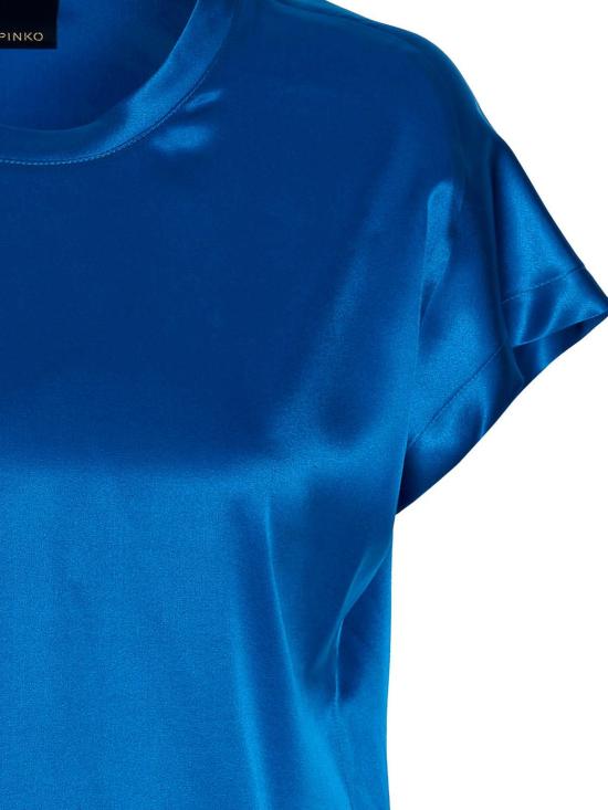  핑코 블라우스 100100ZR64F71 Light Blue - PINKO