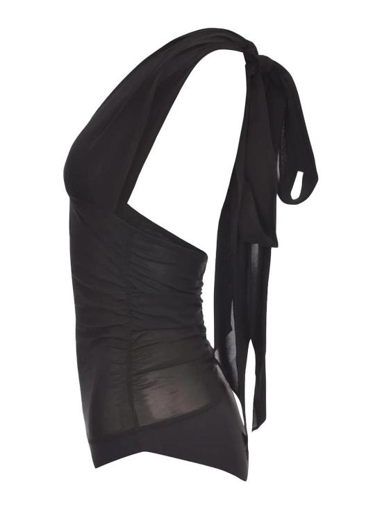  핑코 민소매 티셔츠 ONDULANZAZ99 Black - PINKO