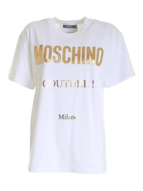  모스키노 반팔 티셔츠 071304401001 White