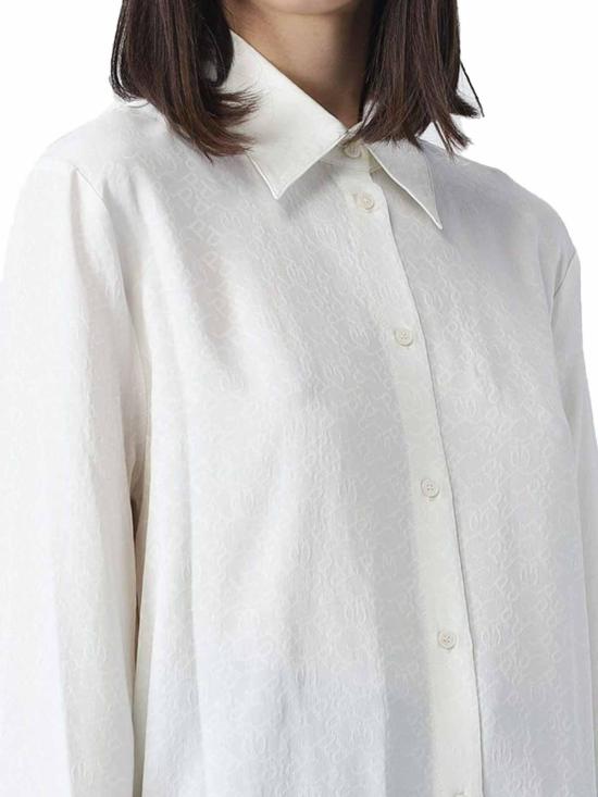  핑코 셔츠 SMORZAREZ00 White - PINKO