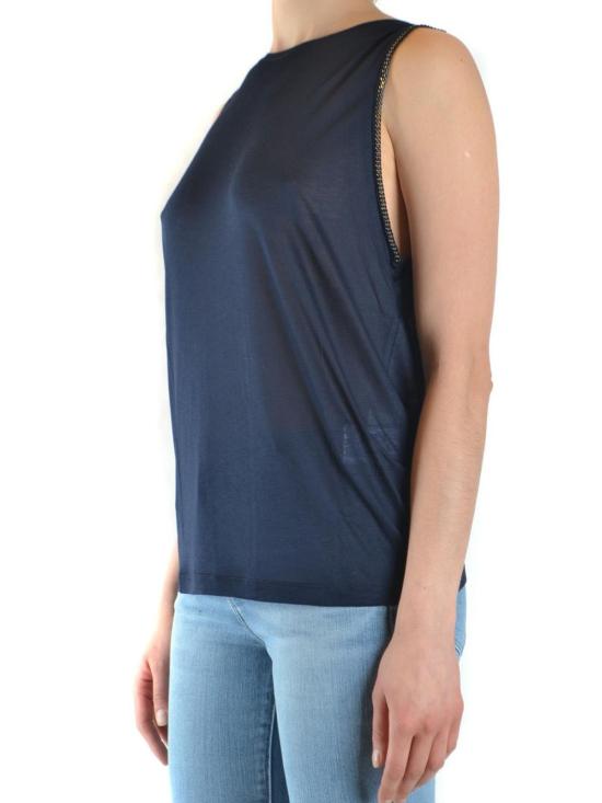  돈답 민소매 티셔츠 S793JF0138DXXX897 Dark Blue - DONDUP