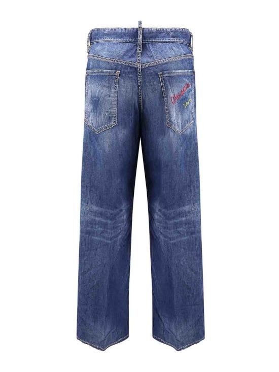 26SS 디스퀘어드2 스트레이트 팬츠 S78LB0105S30341470 Blue - DSQUARED2