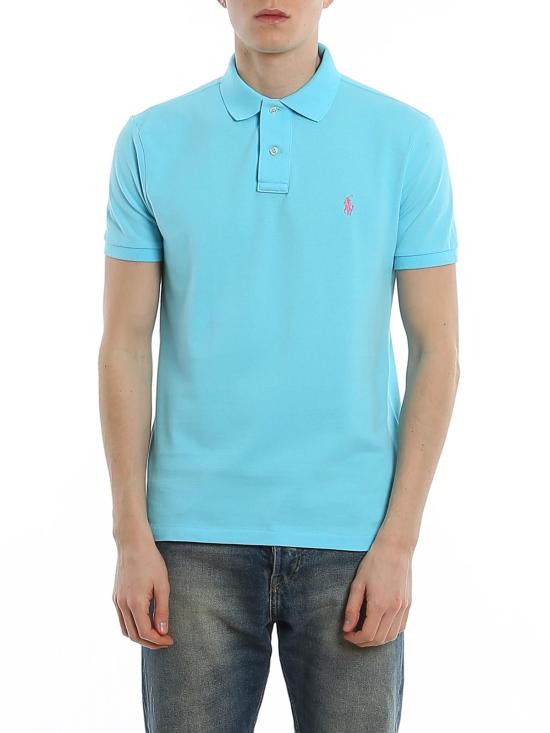  폴로 랄프로렌 폴로 티셔츠 710795080024 Light Blue - POLO RALPH LAUREN