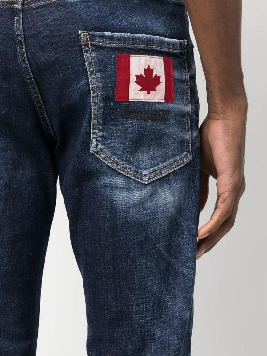  디스퀘어드2 스트레이트 팬츠 S74LB1336S30664470 Blue - DSQUARED2