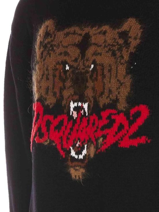 25FW 디스퀘어드2 스웨터 S74HA1495D13053961 Black - DSQUARED2