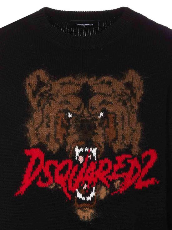 25FW 디스퀘어드2 스웨터 S74HA1495D13053961 Black - DSQUARED2