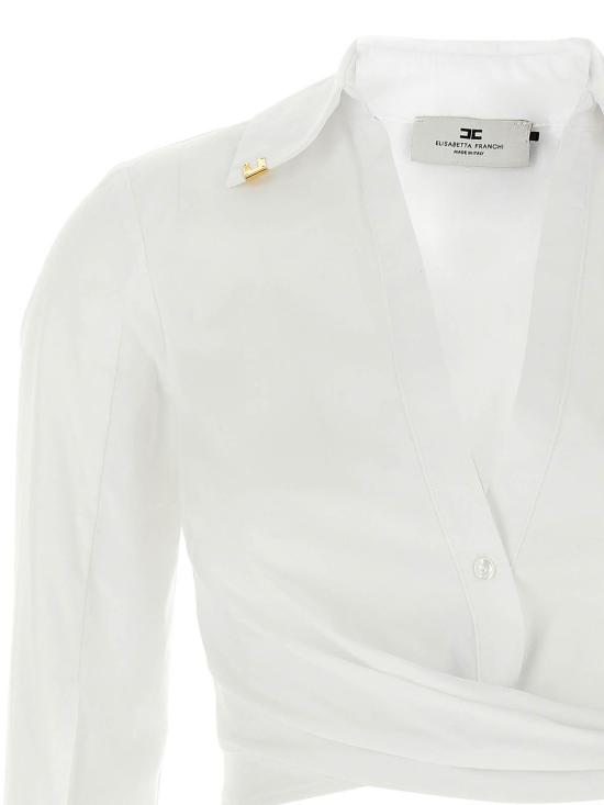 25SS 엘리자베타프랜치 셔츠 CA07851E2100 White - ELISABETTA FRANCHI