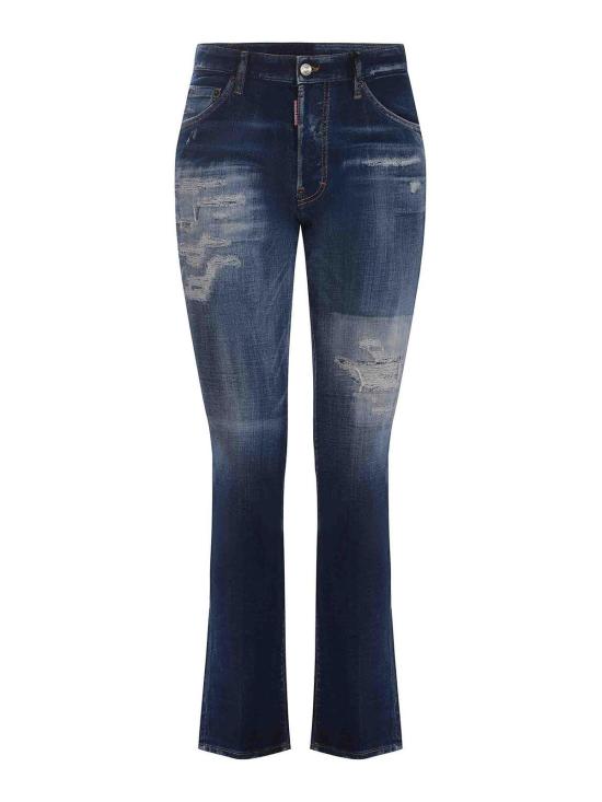  디스퀘어드2 스트레이트 팬츠 S71LB1365S30342470 Dark Wash