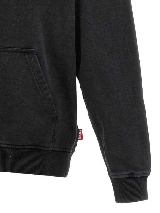 25FW 디젤 후드 티셔츠 A152670TJAZ9XX Black - DIESEL