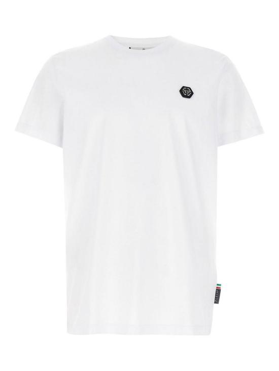 25SS 필립 플레인 반팔 티셔츠 PAECMTK8323PJY002N01 White
