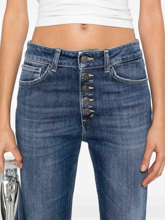  돈답 스트레이트 팬츠 DP268BDSE340DHS3800 Blue - DONDUP