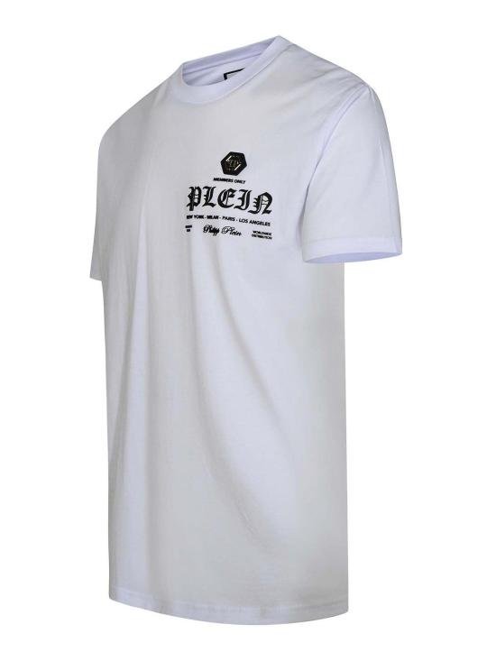  필립 플레인 반팔 티셔츠 SADCMTK6842PJY002N01 White - PHILIPP PLEIN