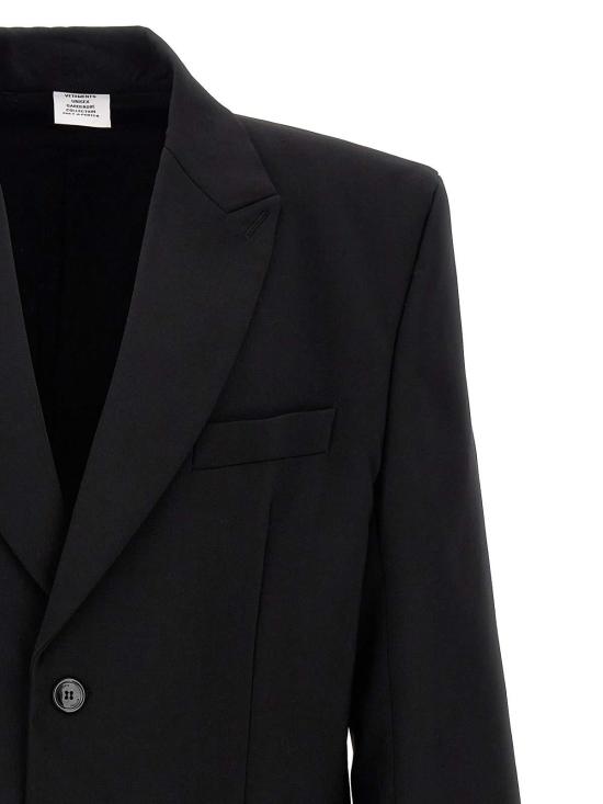 25FW 베트멍 수트 자켓 UA65JA710BBLACK Black - VETEMENTS