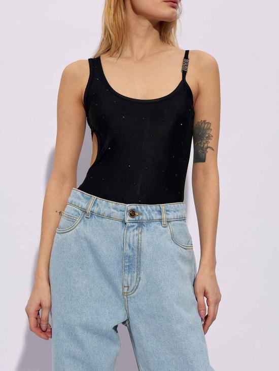 24FW 베르사체 민소매 티셔츠 76HAME05CJXXE899 Black - VERSACE