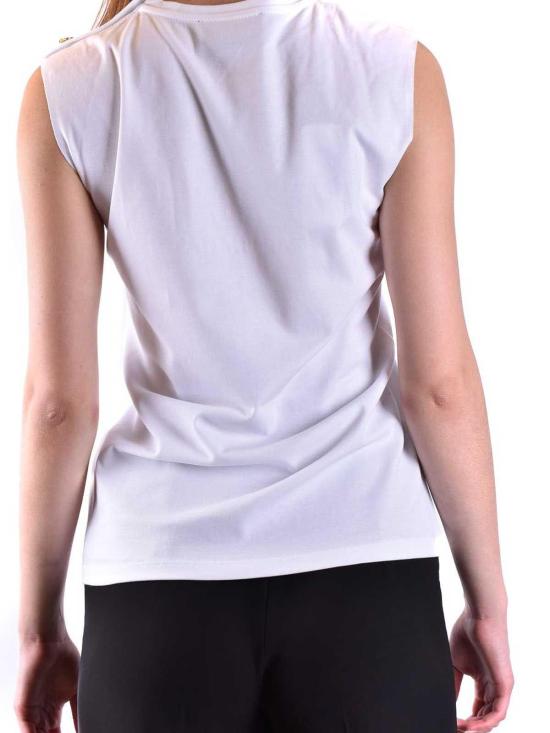  필립 플레인 민소매 티셔츠 SACCWTK2346PJO00201 White - PHILIPP PLEIN