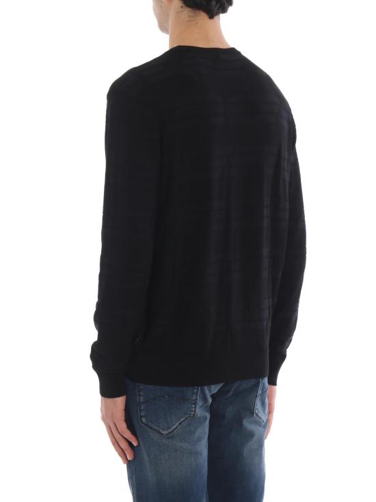  엠포리오 아르마니 스웨터 3Z1MYH1MPQZ0999 Black - EMPORIO ARMANI