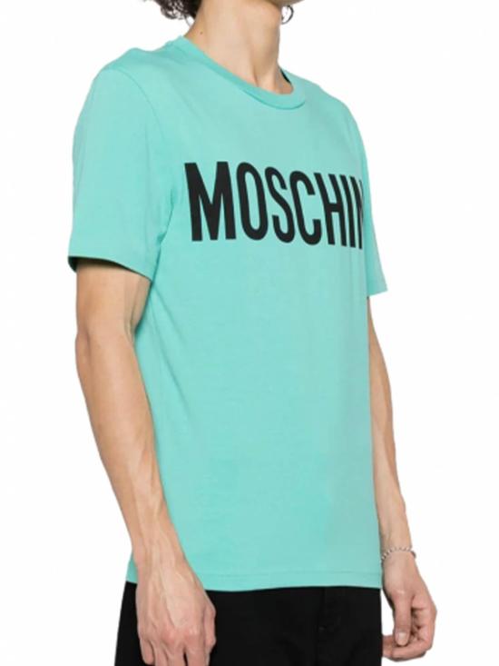 24FW 모스키노 반팔 티셔츠 070220391365 Green - MOSCHINO