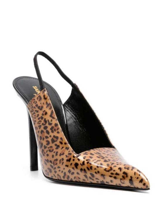  생로랑 힐/펌프스 757009AACG72052 Animal Print - SAINT LAURENT