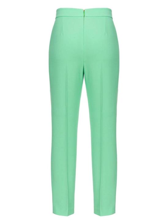  핑코 스트레이트 팬츠 1028617624T38 Green - PINKO