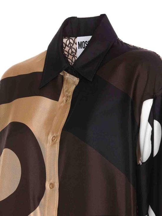  모스키노 셔츠 021754601888 Brown - MOSCHINO