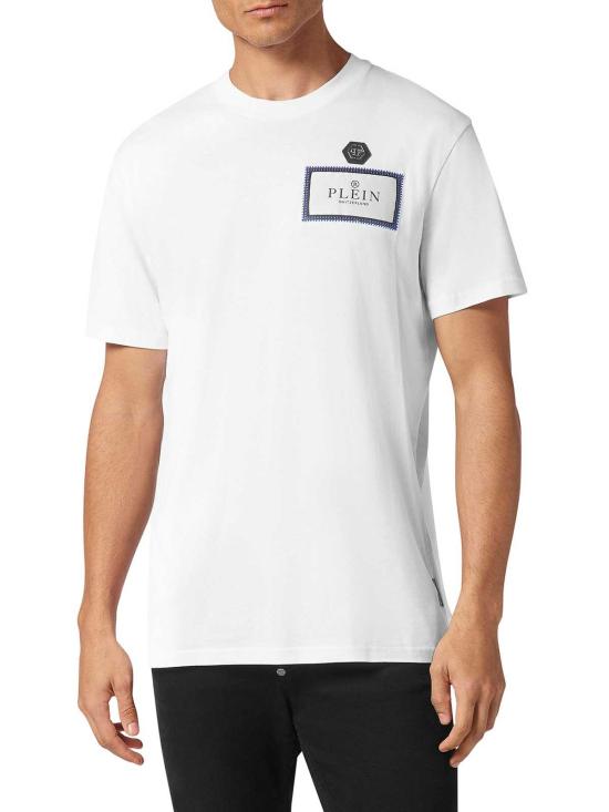 25SS 필립 플레인 반팔 티셔츠 SAECMTK8133PJY002N01 White - PHILIPP PLEIN