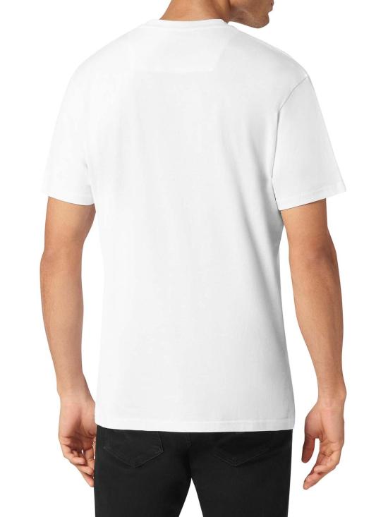 25SS 필립 플레인 반팔 티셔츠 SAECMTK8133PJY002N01 White - PHILIPP PLEIN