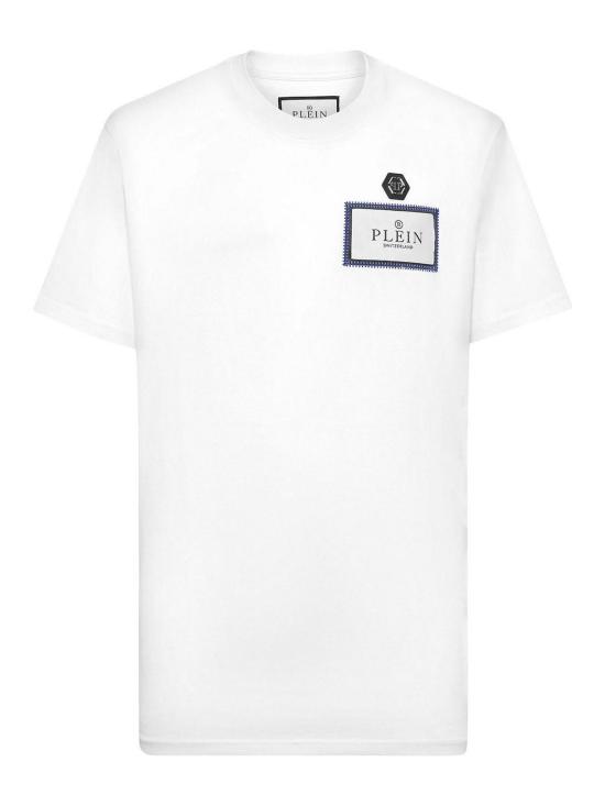 25SS 필립 플레인 반팔 티셔츠 SAECMTK8133PJY002N01 White