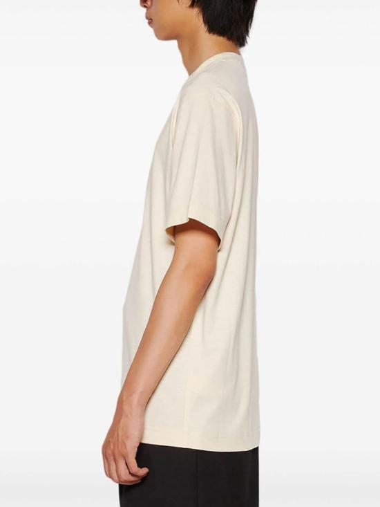 25FW 버버리 반팔 티셔츠 8097532 Cream - BURBERRY