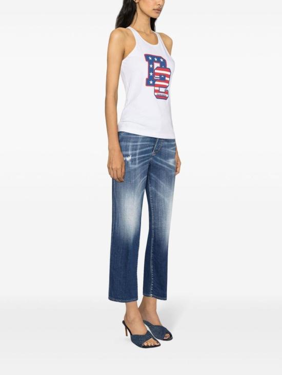 24FW 디스퀘어드2 민소매 티셔츠 S75NL0041S24668100 White - DSQUARED2