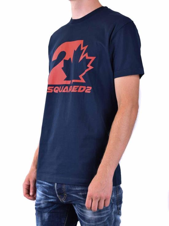  디스퀘어드2 반팔 티셔츠 S74GD1157S23009478 Blue - DSQUARED2