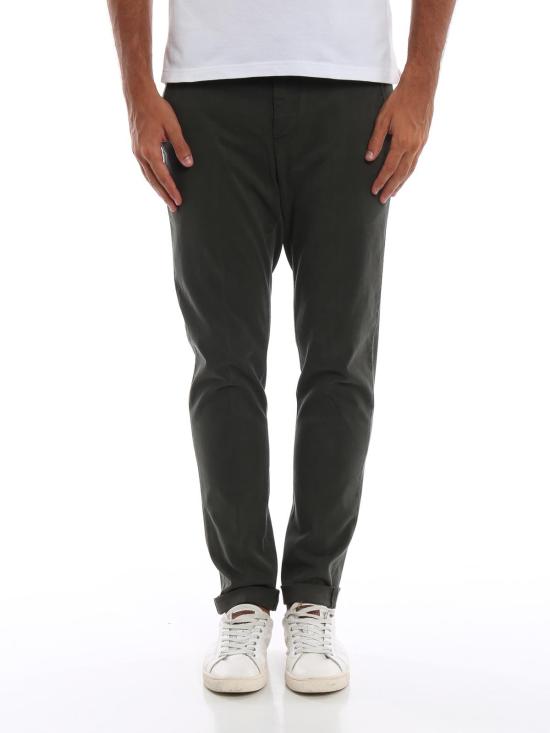  돈답 스트레이트 팬츠 UP235GS0036UPTD642 Dark Green - DONDUP