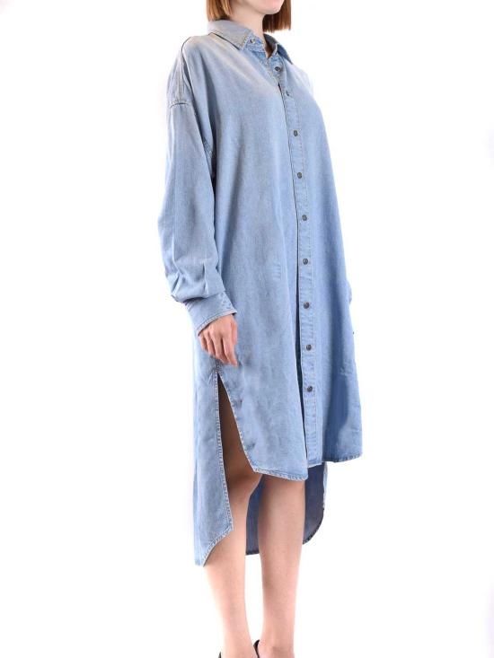  디젤 미디 스커트 A113870TGAQ01 Dark Wash - DIESEL