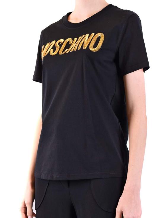 모스키노 반팔 티셔츠 071255411555 Black - MOSCHINO