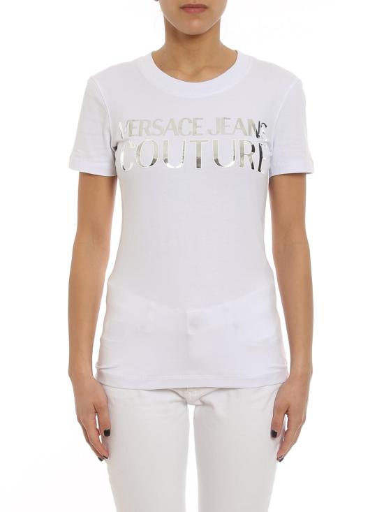 25SS 베르사체 반팔 티셔츠 72HAHG01CJ02GS03 White - VERSACE