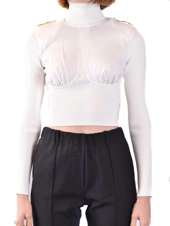  엘리자베타프랜치 긴팔 티셔츠 MK99M36E2360 White - ELISABETTA FRANCHI