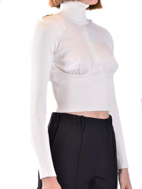  엘리자베타프랜치 긴팔 티셔츠 MK99M36E2360 White - ELISABETTA FRANCHI