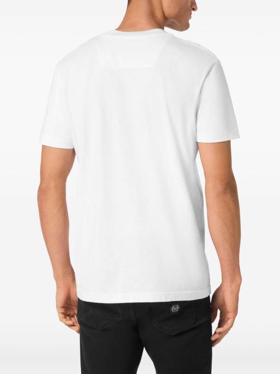 26SS 필립 플레인 반팔 티셔츠 SAECMTK8165PJY002N01 White - PHILIPP PLEIN