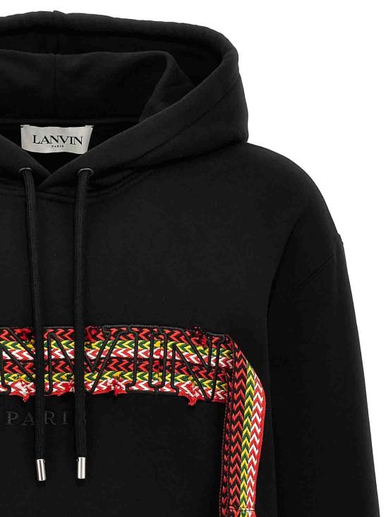  랑방 반팔 티셔츠 RMHO0009J199P2410 Black - LANVIN