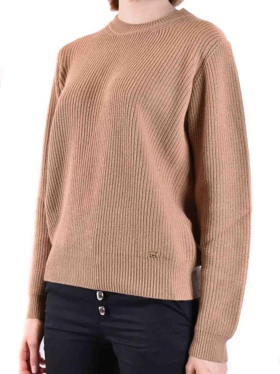  핑코 긴팔 티셔츠 SQUALOC98 Beige - PINKO