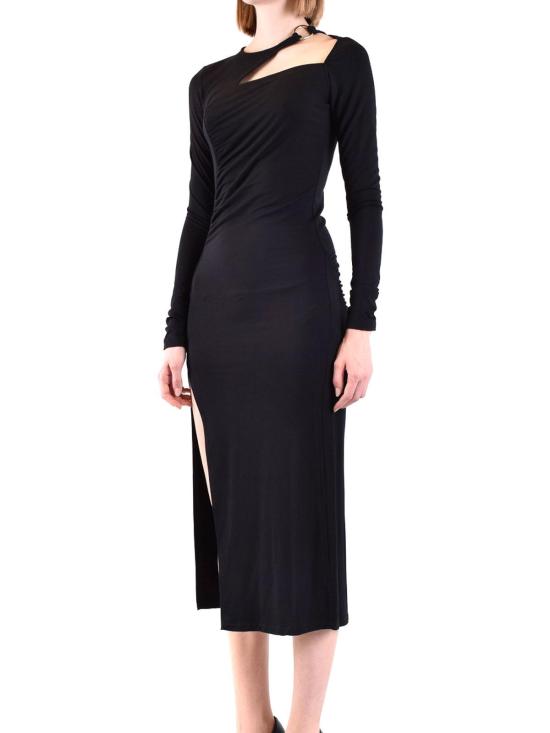  돈답 미디 스커트 DA364JS0282DGR6DD999 Black - DONDUP