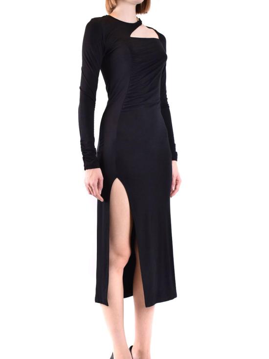  돈답 미디 스커트 DA364JS0282DGR6DD999 Black - DONDUP