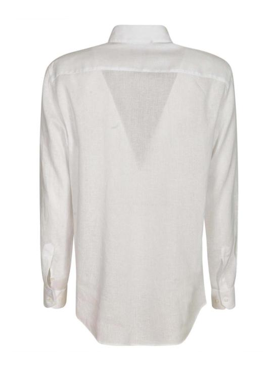  조르지오 아르마니 긴팔 셔츠 8WGCCZ98T04TBU0BN White - GIORGIO ARMANI