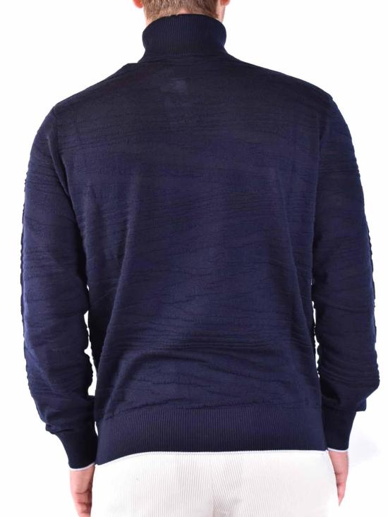  미소니 스웨터 UC23WN00BK021ZS278P Dark Blue - MISSONI