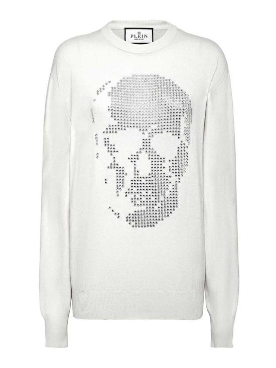  필립 플레인 긴팔 티셔츠 AACCWKKO0580PTE003N01 White