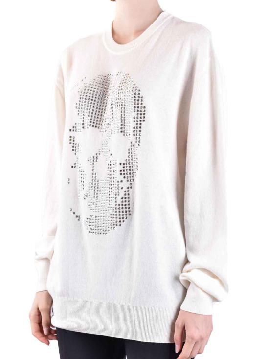  필립 플레인 긴팔 티셔츠 AACCWKKO0580PTE003N01 White - PHILIPP PLEIN